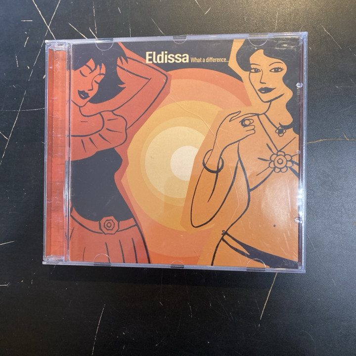Eldissa - What A Difference... CD (VG+/VG+) -latin jazz-